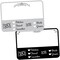 Avery Adhesive Name Tags, Wedding Guest, Black & Gray, 2-1/3" x 3-3/8", 80 Name Stickers (80023)